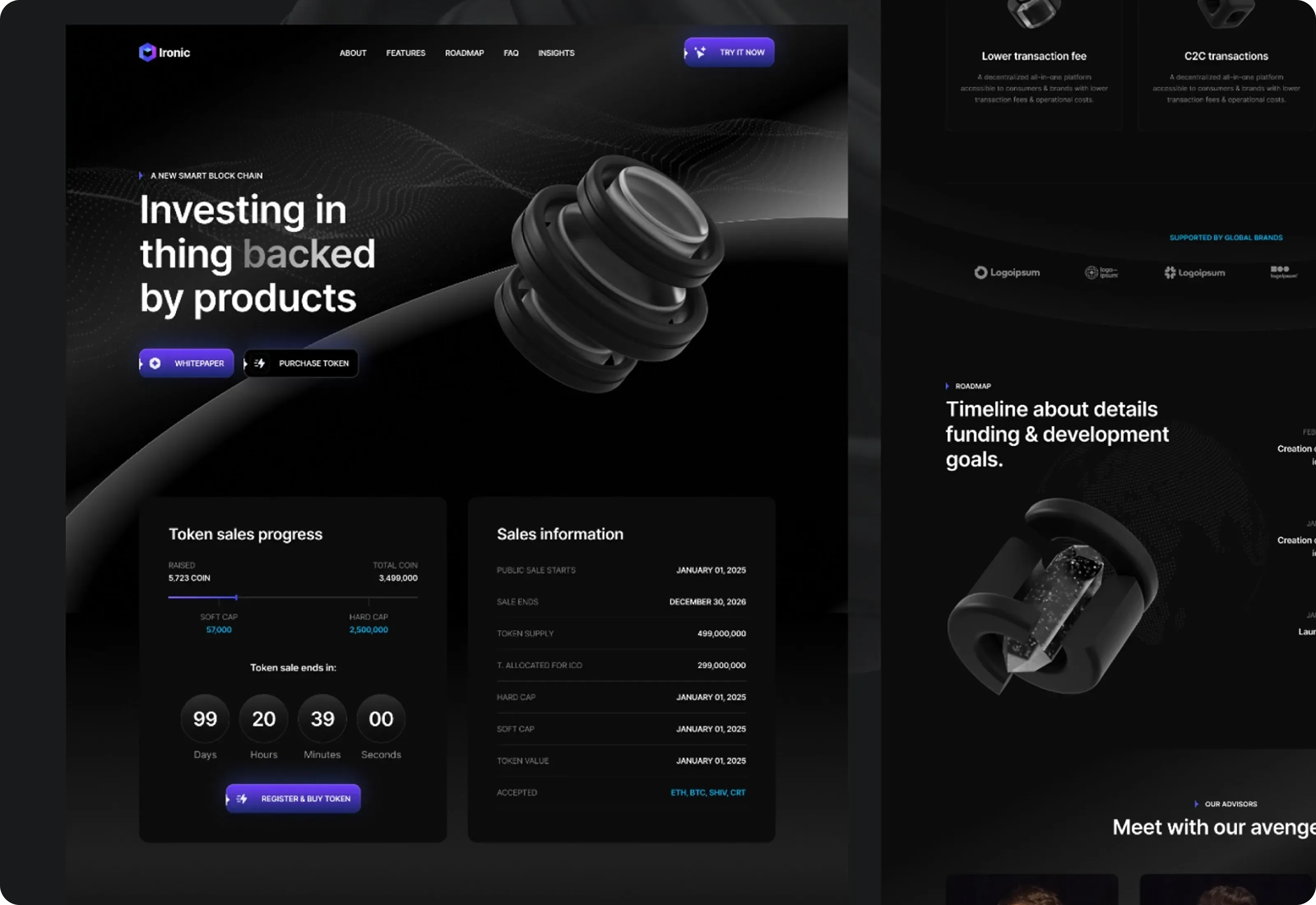 Ironic — Ico & Crypto Launchpad